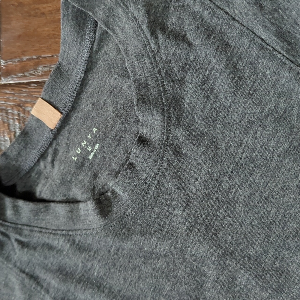 LLUNYA I Gray Grey Relaxed Good in Bed Crew Neck Long Sleeve Lounge Shirt, M - Picture 8 of 16